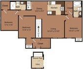 C1-2 floor plan Ten Pines at Summerwood