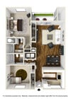 B4 floor plan Chazal Scottsdale
