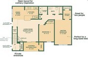2BR/1BA