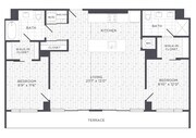 Sonnet - Two Bedroom - 2 Beds - 2 Baths - 1085 Sq. ft.