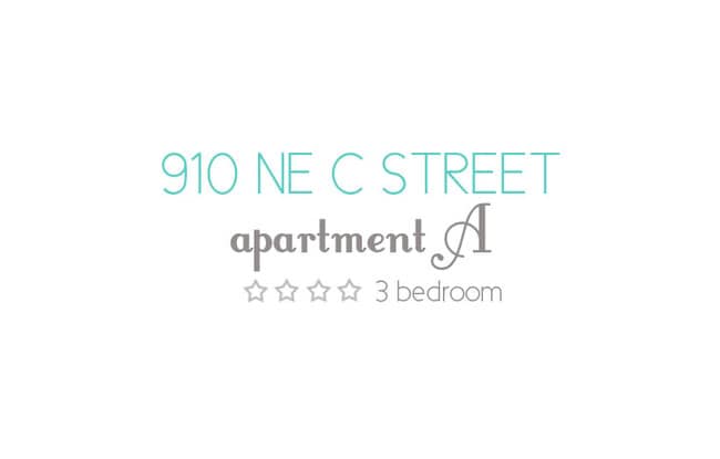 3 Bedroom Unit - 910 NE C St