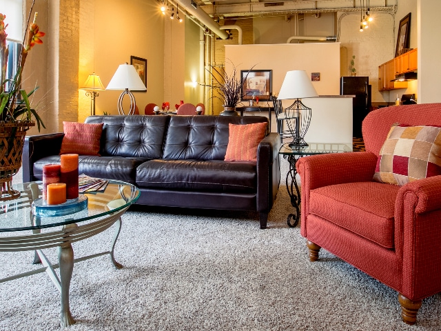 Living Room at Sycamore Place Lofts - Sycamore Place Rental
