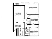 3BR/1BA