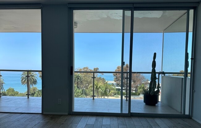 floor to cieling views
