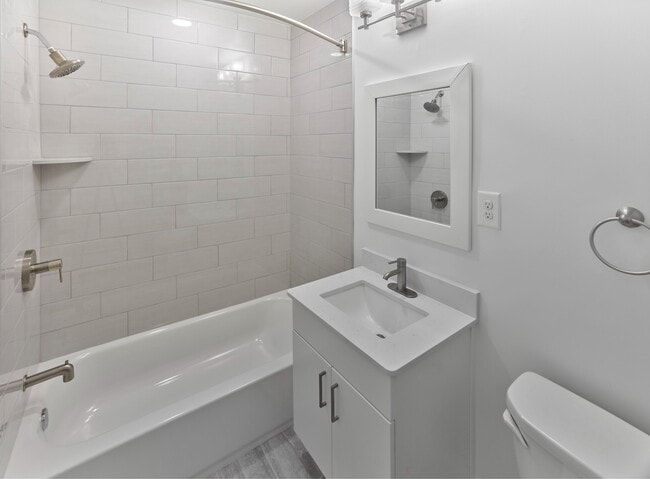 Upgraded bathroom finishes
