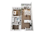 Coral floor plan The Amber