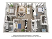 2.C2 floor plan Preserve at Westfields