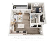 A1 - 1x1 Floorplan