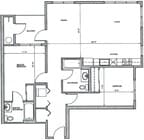 2Bed, 2Bath A units 201 and 301