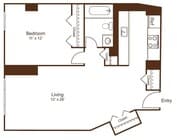1 Bedroom - A3 Floor Plan