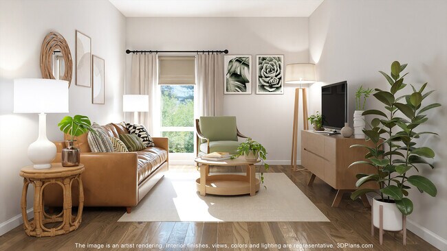 The Presley One Bedroom Living Room - Drake Farms