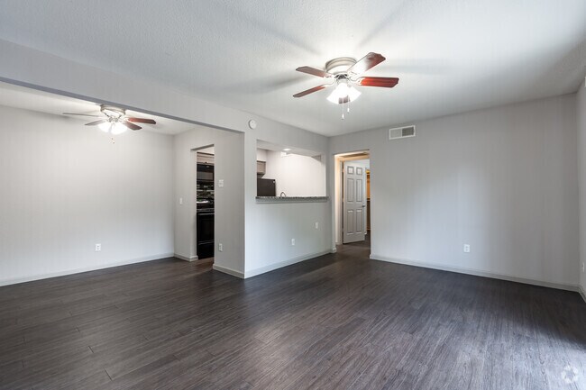 1BR, 1BA - 562SF - Living Room - The Brix Apartments
