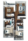 Two Bedroom Two Bathroom