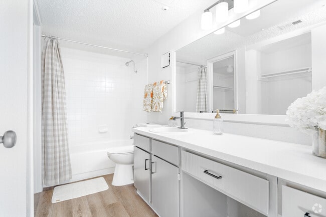 1BR, 1BA - 740SF - Bathroom 1 - The Broadwater at Salado Creek