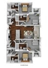 East Village D2 Floor Plan