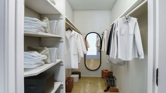 Spacious Closets