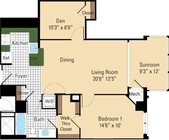 Fitzgerald - 1 Bedroom - 1 Bathroom