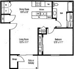 1BR/1BA