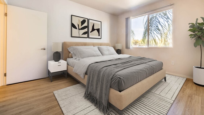 Bedroom with Hard Surface Flooring - Lindley