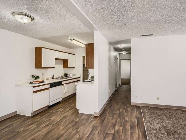 Kitchen and Hallway to Bedrooms