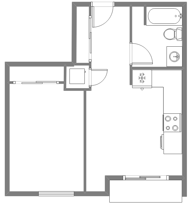 Photo - Spacious One-Bedroom Unit In Downtown Kitchener Unit 310