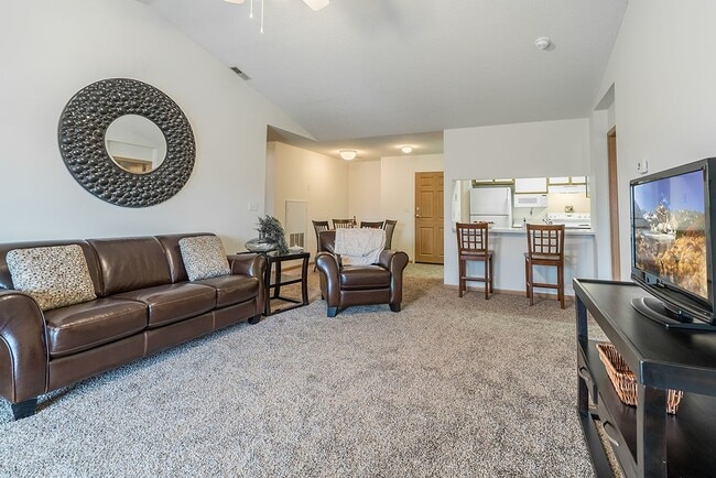 Enjoy spacious living rooms in our apartments. - Northbrook Apartments