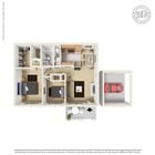2 Bed 1 Bath 1 Car Attached