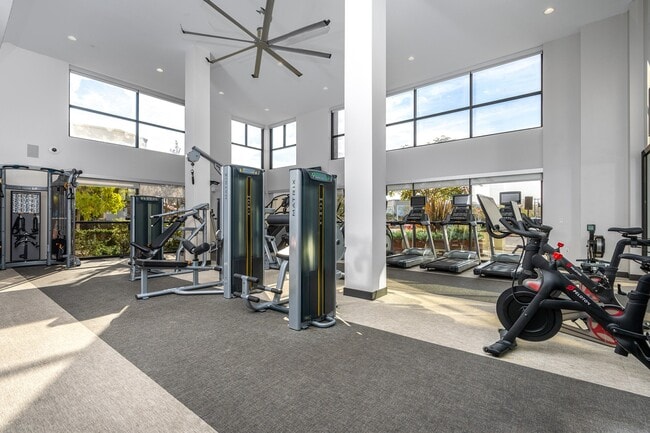 24-hour fully equipped fitness center