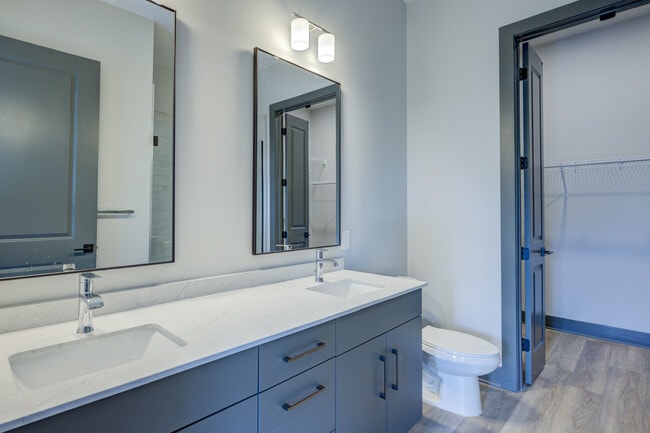 Double Vanity Bathroom in Select Units