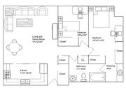 2BR/1BA