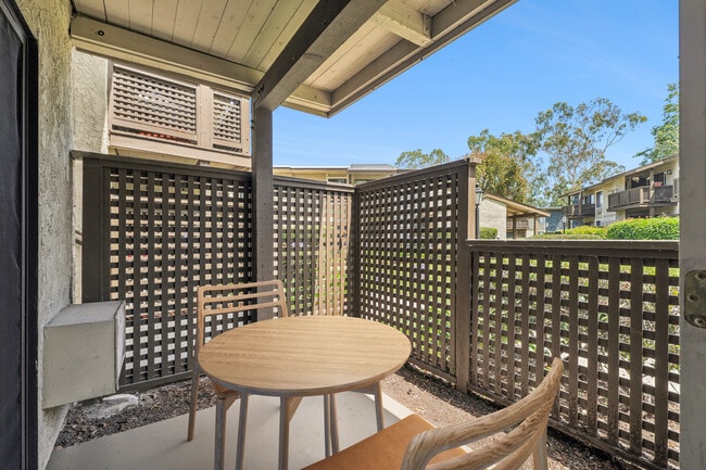 Private patio