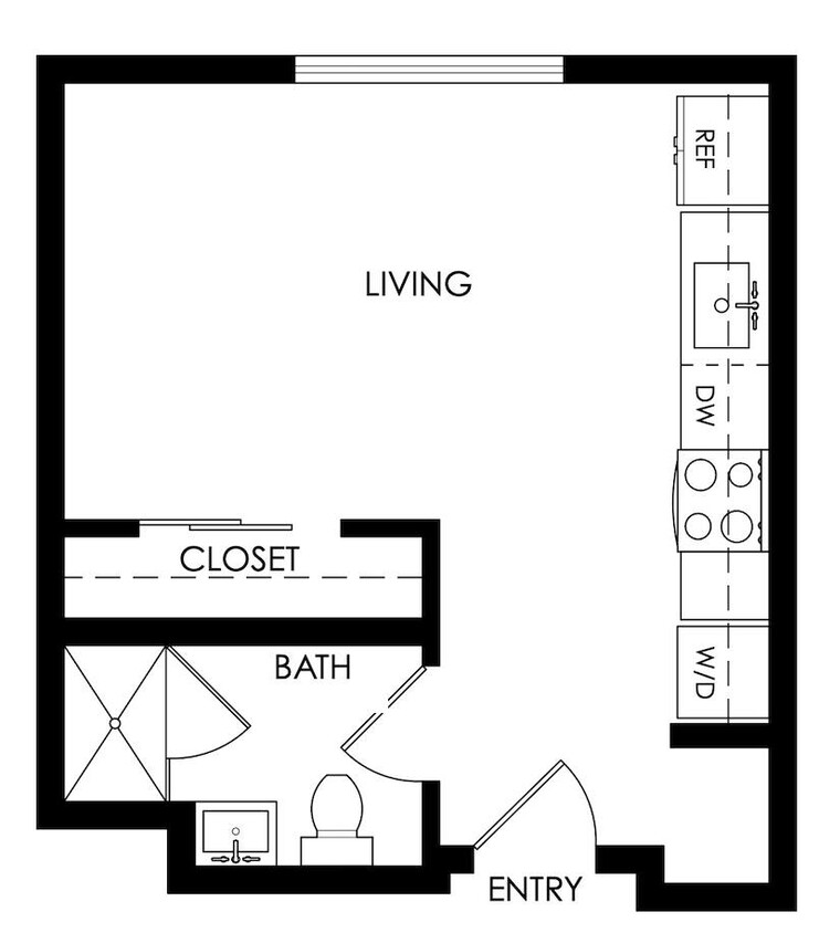 Floor Plan - Studio