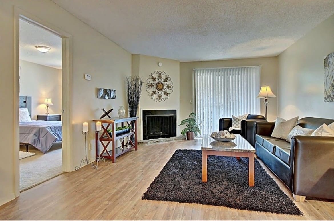 One Bedroom Living room - Harmony Glen Apartments