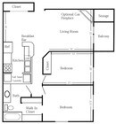 2BR/1BA