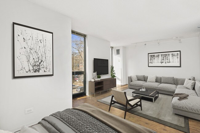 1000 N. LaSalle - Studio Living Room Area - 1000 N. LaSalle