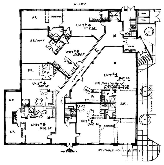 First Floor Plan - 1819 LOFTS