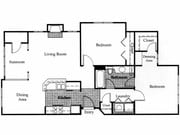 2BR/1BA