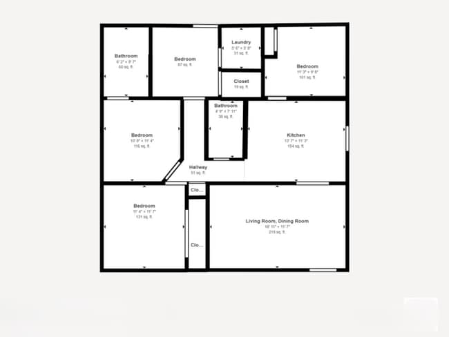 Photo - 4Bed/2Bath House McDowell/32nd St! NO CREDIT, NO BACKGROUND, NO RENTAL HISTORY CHECK!