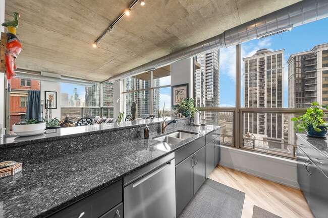 Kitchen View 1 - 125 E 13th St Unit 1006