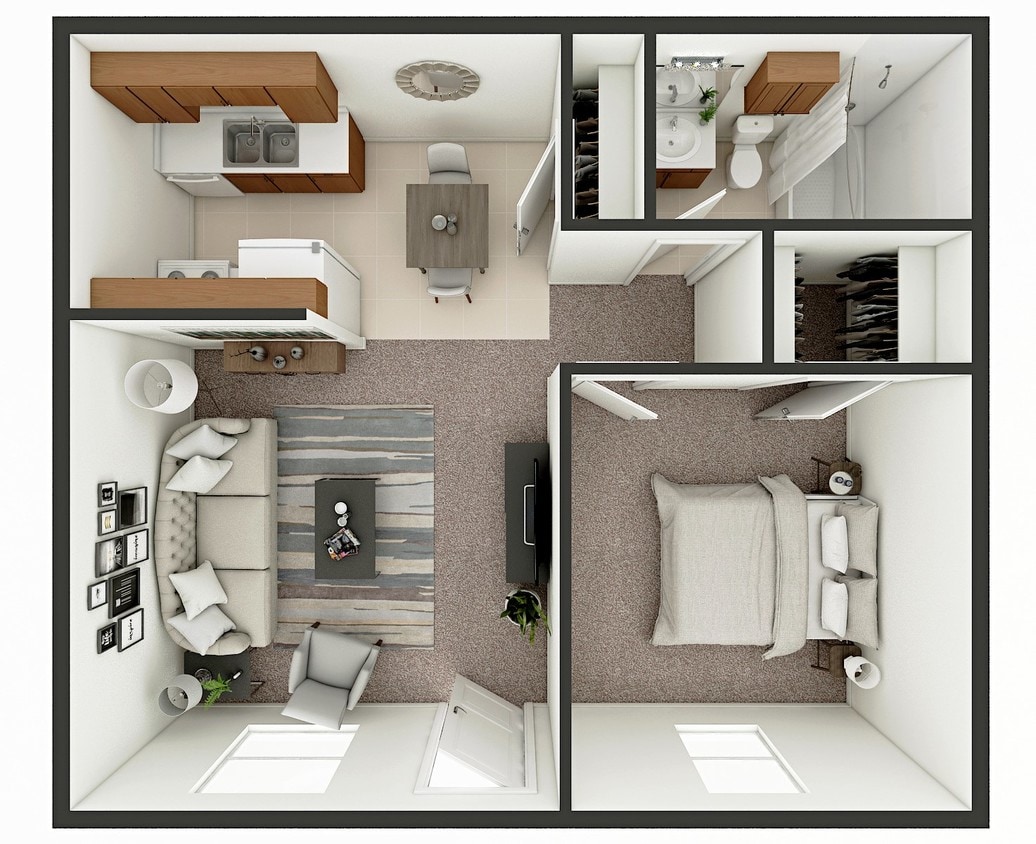 Floor Plan - 1B