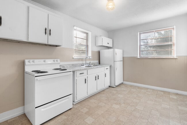 Large updated kitchen with cabinets. - 110 Blackman St Unit B