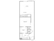 One Bedroom One Bath (587 SF)