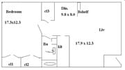 1BR/1BA
