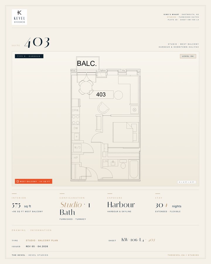 1 Bedroom Suite · 575 sq ft - 1 Bedroom Suite · 575 sq ft Unit 403