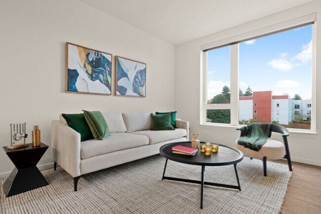 Neighborhood and mountain views in select units