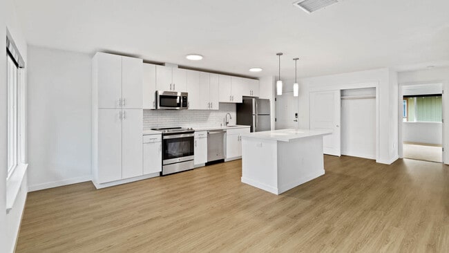 Kitchen with Stainless Steel Appliances