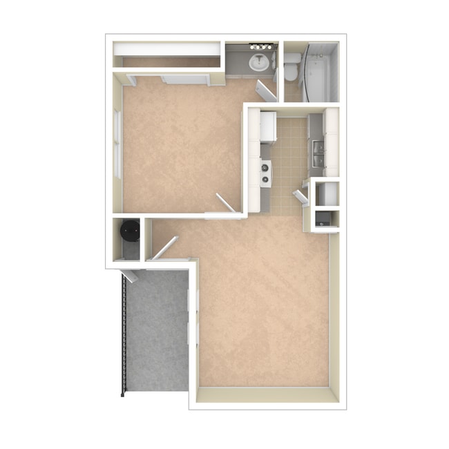 1X1-516sf .jpg - Sycamore Creek Apartments