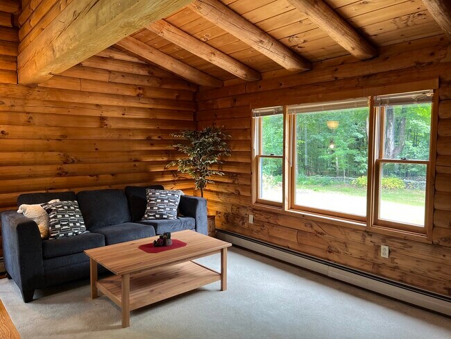 Livingroom - 137 Marshall St Unit Log cabin apartment