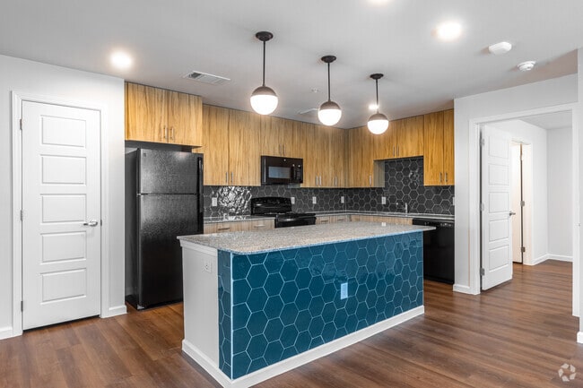 3 habitaciones, 2 baños - 1132 pies cuadrados - Cocina - Jaipur Lofts