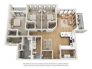 3/2 C - Three Bedroom